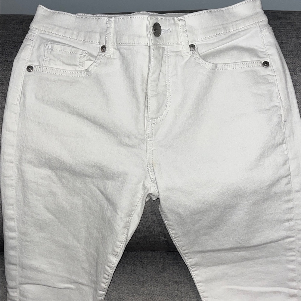 Loft White Denim Jeans